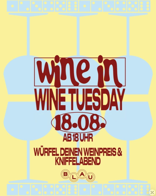wine tuesday im blau in den Zeisehallen