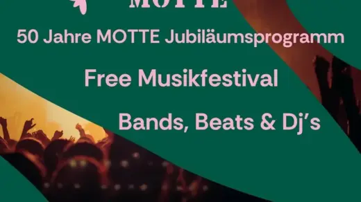 Free Musikfestival zum 50. Jubiläum der MOTTE