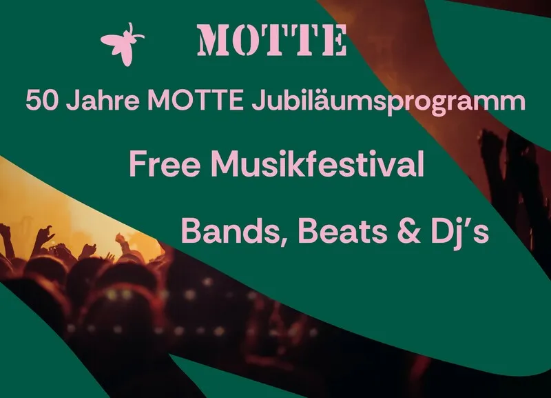 Free Musikfestival zum 50. Jubiläum der MOTTE