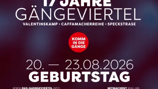 17. Gängeviertel-Geburtstag in Hamburg
