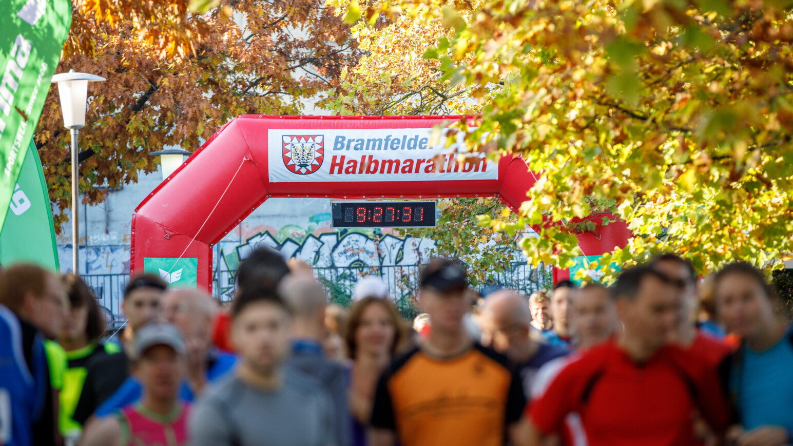 Menschen beim Marathon