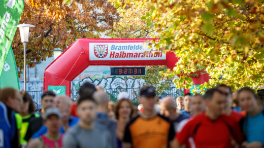 Menschen beim Marathon
