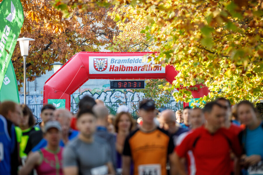 Menschen beim Marathon