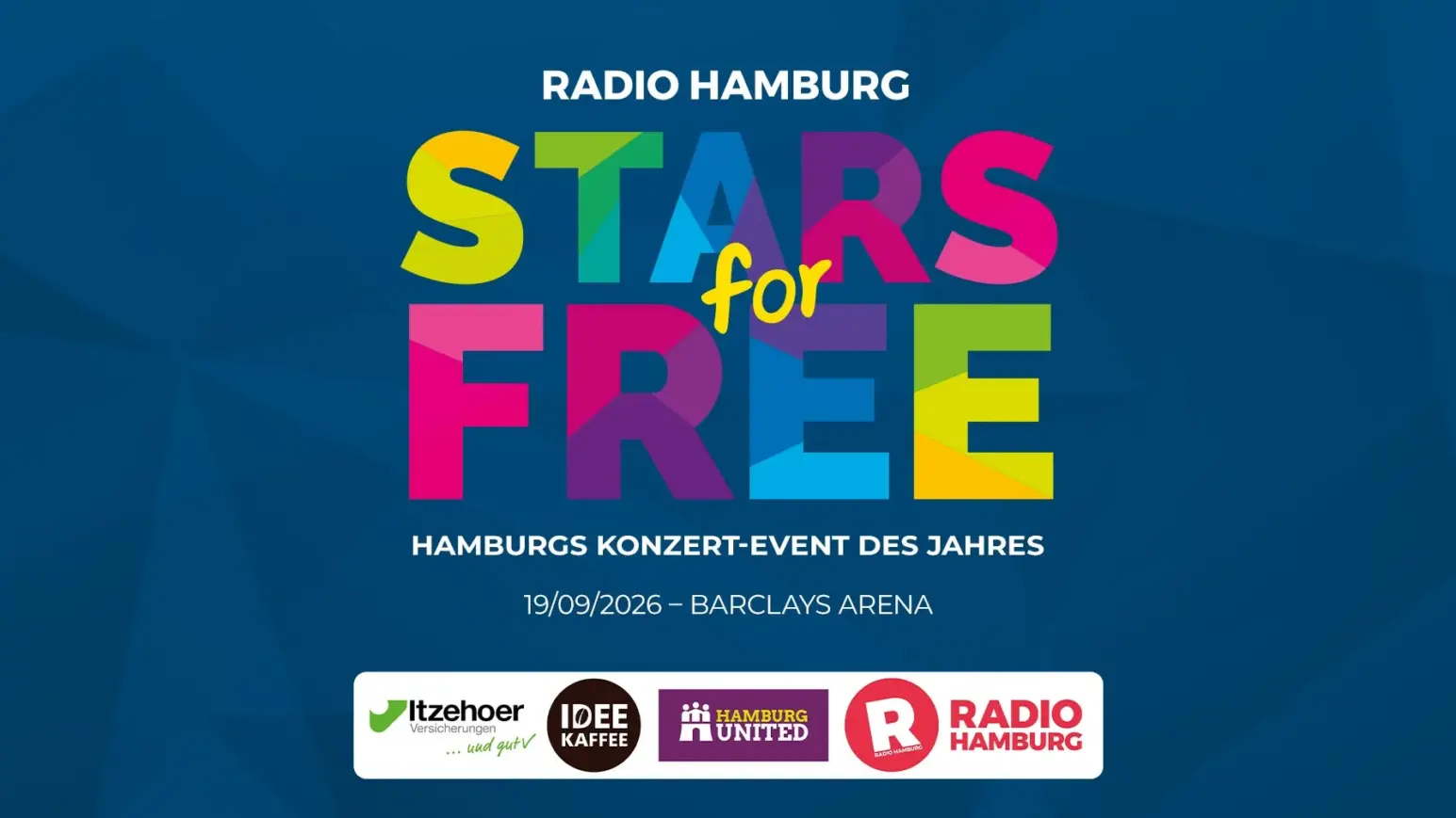 Plakat zu der Veranstaltung "Stars for Free"