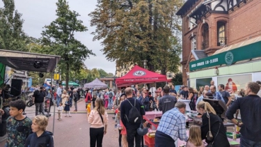 Lichterfest in der Waitzstraße
