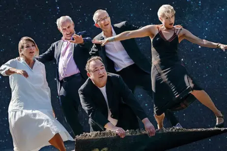Die Theatergruppe "hidden shakespeare"