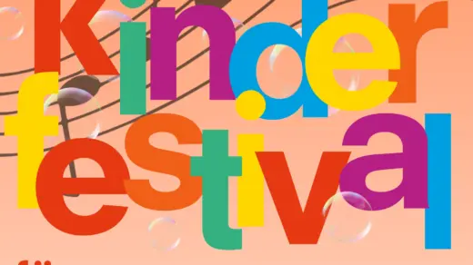 Plakat für das Kinderfestival anlässlich des Weltkindertages