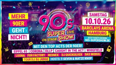 90s Super Show in der Barclays Arena