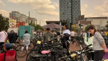 Fietsenbörse auf dem Spielbudenplatz