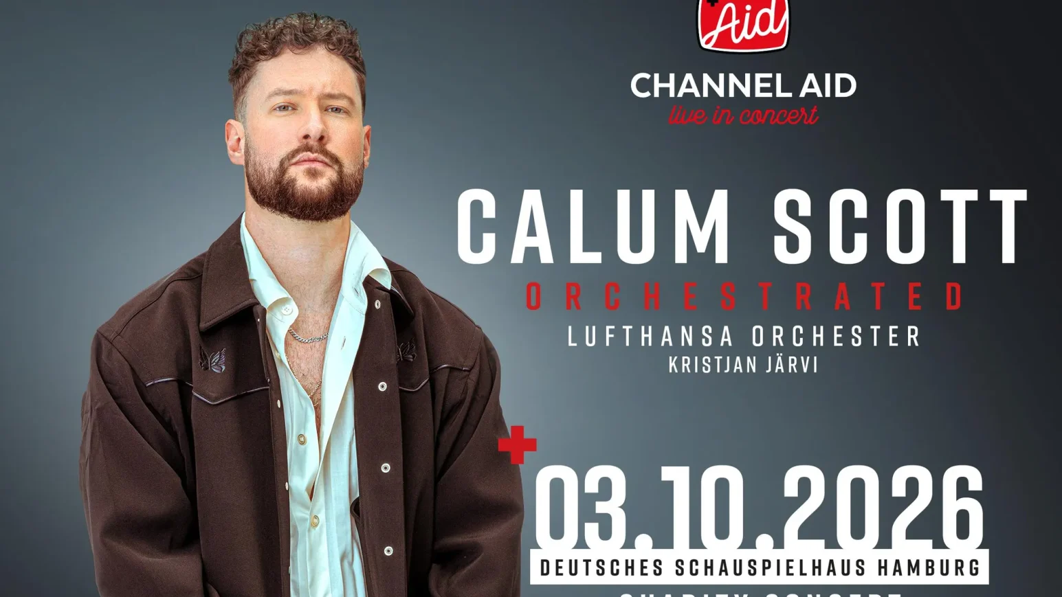 Calum Scott bei Channel Aid im SchauSpielHaus