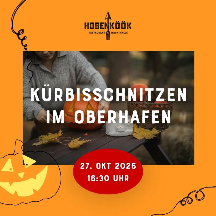 Kürbisschnitzen mit der Hobenköök im Oberhafen