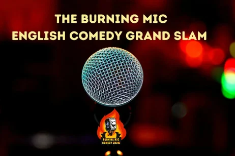 The Burning Mic: English Comedy Grand Slam im Indra