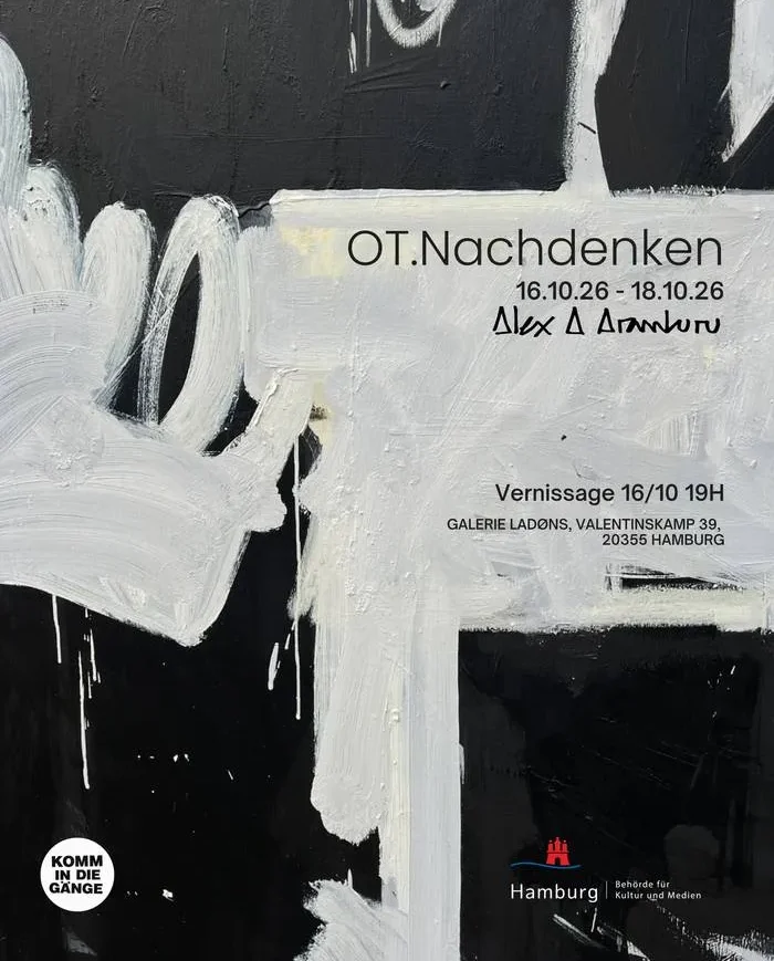 Vernissage „OT. Nachdenken.“ von Alex A. Aramburu in der Galerie LaDøns