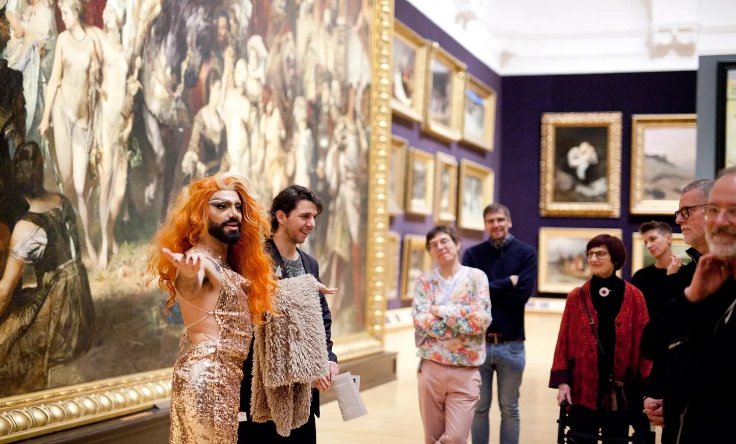 Dragführung mit Aventures de Paulette in der Hamburger Kunsthalle