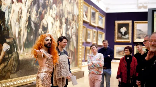 Dragführung mit Aventures de Paulette in der Hamburger Kunsthalle