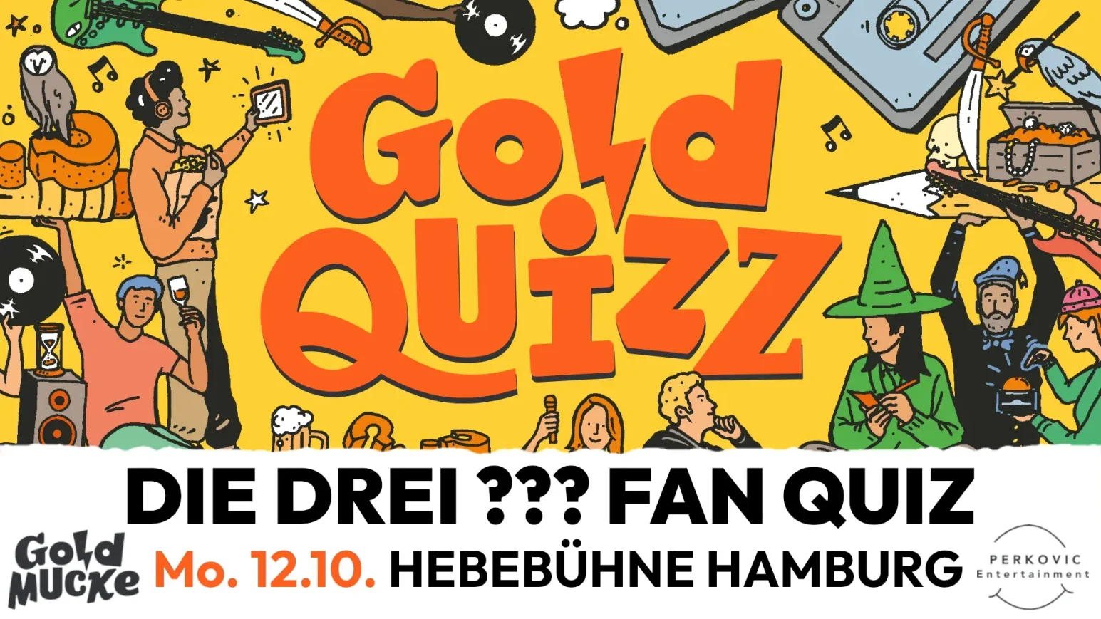 „Die drei ???“-Fanquiz auf der Hebebühne