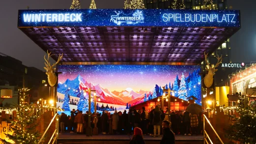 Winterdeck auf dem Spielbudenplatz – Winterbar auf St. Pauli